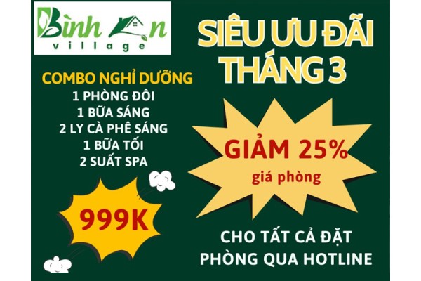 Siêu ưu đãi tháng đến 18/4
